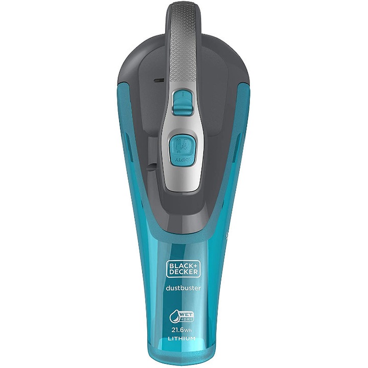 Aspirator de mana "DUSTBUSTER" umed-uscat, cu acumulator Li-Ion, 10.8 V, 2.0 Ah, tip WDA320J-QW, Black&Decker