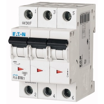 Intreruptor Automat 25A 3P C 6KA 3MW - EATON PL6 Intreruptor Automat 25A 3P C 6KA 3MW - EATON PL6