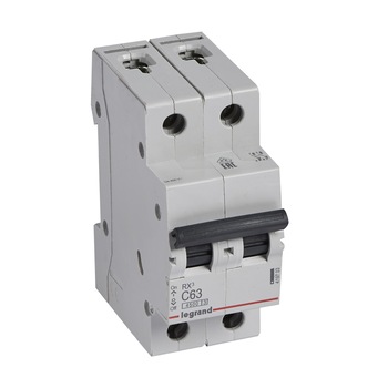 Intreruptor Automat 63A 2P C 4.5kA 2MW - LEGRAND RX3 Intreruptor Automat 63A 2P C 4.5kA 2MW - LEGRAND RX3