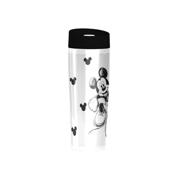 Cana termos, Disney Mickey Mouse, negru, 400ml