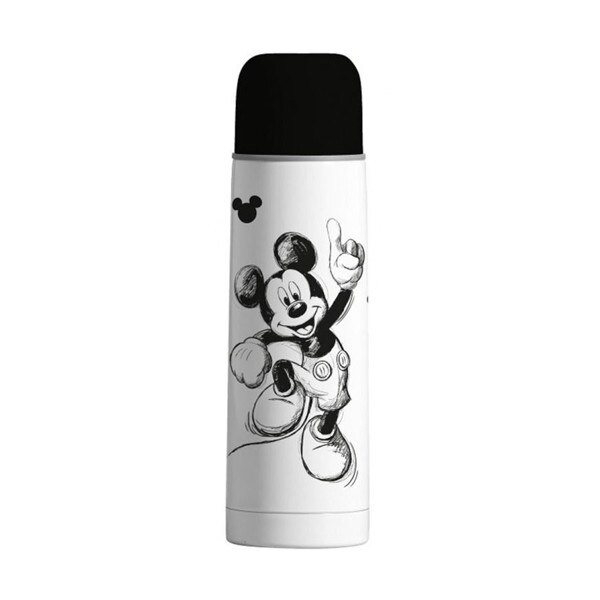 Cana termos, Disney Mickey Mouse, negru, 500ml