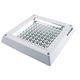 Plafoniera aplicata LED Ecoplanet, patrata 200x200mm, 6W, 540LM, lumina rece 6500k, sticla transparenta, alb