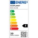 Plafoniera aplicata LED Ecoplanet, patrata 320x320mm, 20W, 1800LM, lumina rece 6500k, sticla transparenta, alb