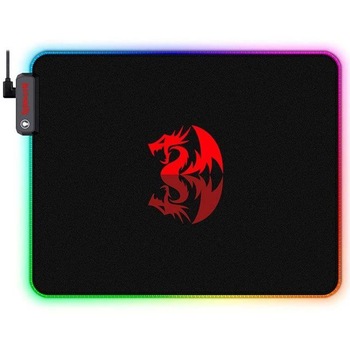 Mousepad gaming Redragon Pluto, Iluminare RGB, Negru Mousepad gaming Redragon Pluto, Iluminare RGB, Negru