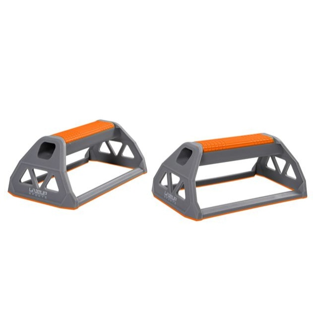 Set 2 manere pentru flotari, LiveUp, 18x11x9 cm