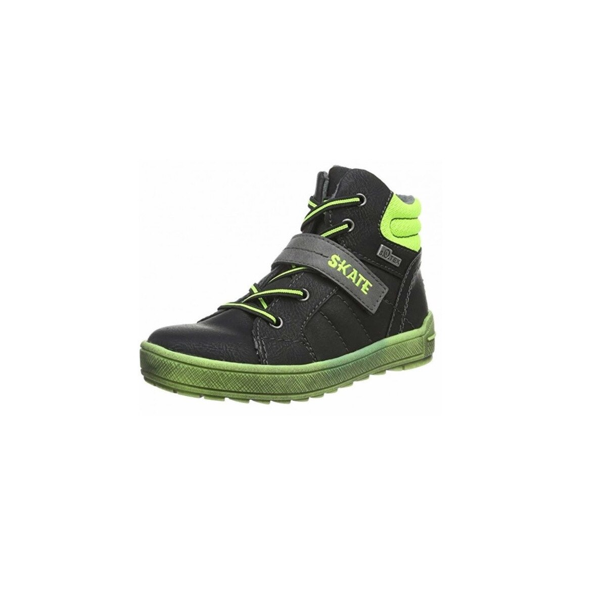 Pantofi copii, s,Oliver, Negru/Verde, 27 EU