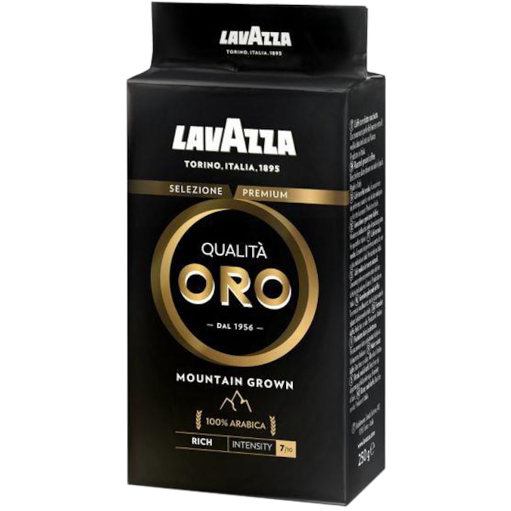 Cafea macinata Lavazza Qualita Oro Mountain Grown, 250 gr.