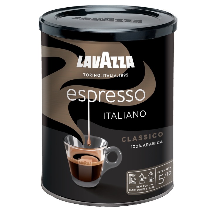 Смляно кафе Lavazza Espresso Italiano Classico, Метална кутия, 250гр