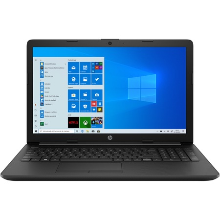 Laptop HP 15-db1043nq cu procesor AMD Ryzen 3 3200U pana la 3.50 GHz, 15.6", Full HD, 8GB, 256GB SSD, AMD Radeon 530 2GB, Windows 10 Home, Jet Black