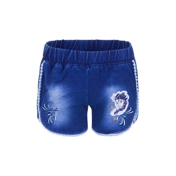 Pantaloni scurti fetite, Frozen, albastri Pantaloni scurti fetite, Frozen, albastri