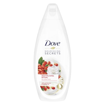 Gel de dus Dove Revitalizing Ritual Goji Berries & Camelia Oil, 750 ml Gel de dus Dove Revitalizing Ritual Goji Berries & Camelia Oil, 750 ml