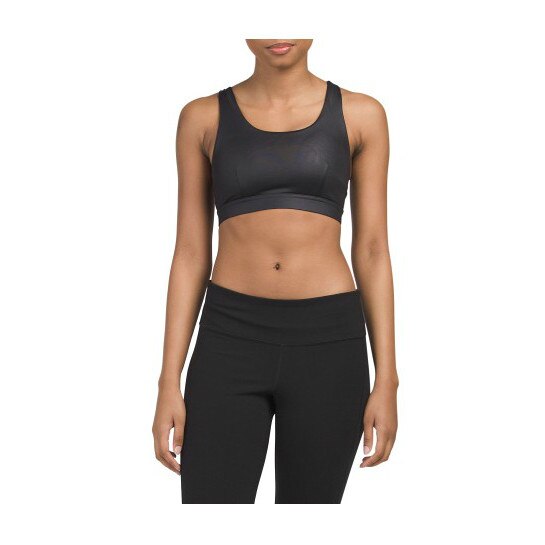 Bustiera 90 DEGREE BY REFLEX pentru yoga, fitness, aerobic, alergare, negru, marimea S, 6T188S