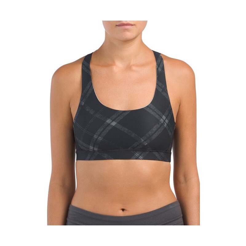 Bustiera MONDETTA pentru yoga, fitness, aerobic, alergare, negru/gri, marimea M, 6T231M