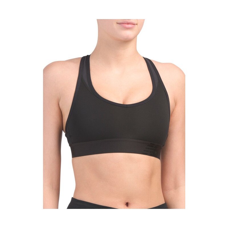 Bustiera NEW BALANCE pentru yoga, fitness, aerobic, alergare, negru, marimea XS, 6T284XS