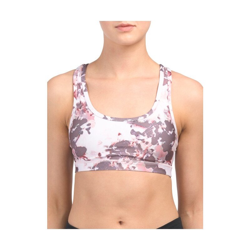Bustiera KYODAN pentru yoga, fitness, aerobic, alergare, roz/alb, marimea S, 6T2820S