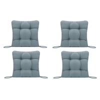 Set Perne decorative pentru scaun de bucatarie sau terasa, dimensiuni 40x40cm, culoare Gri, 4 bucati