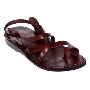Sandale Romane comode cu Deget, Maro Sandale Romane comode cu Deget, Maro