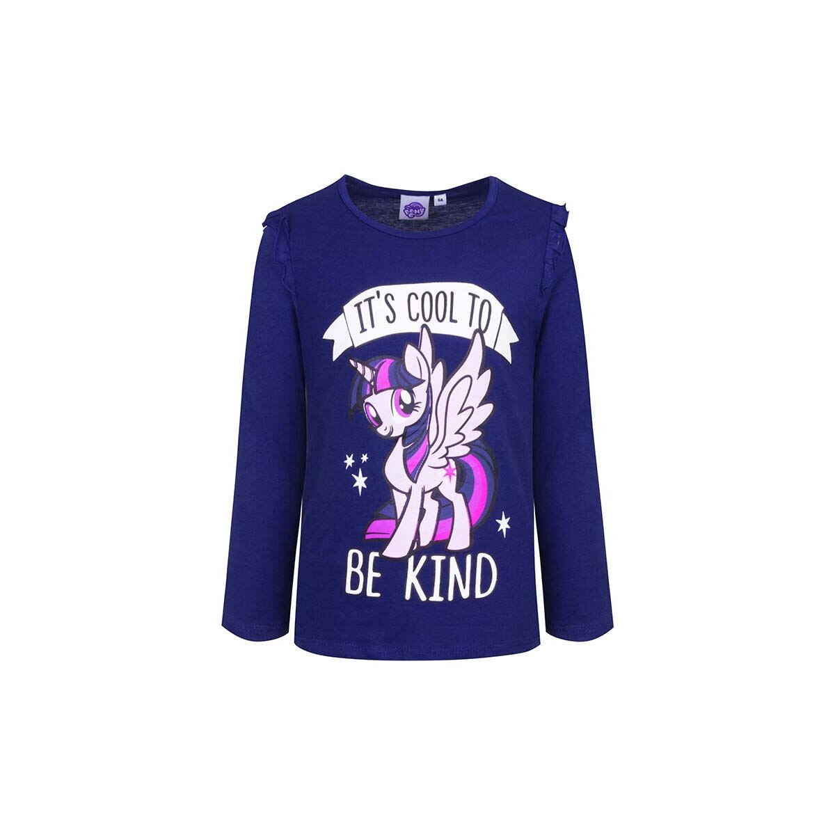 Bluza fetite, cu volanase, My little Pony, bleumarin
