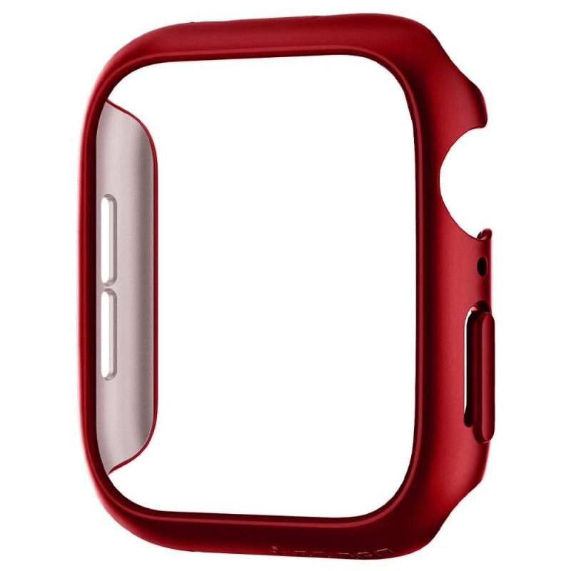 Carcasa Spigen Thin Fit Apple Watch 4/5/6/SE (44 mm) Red