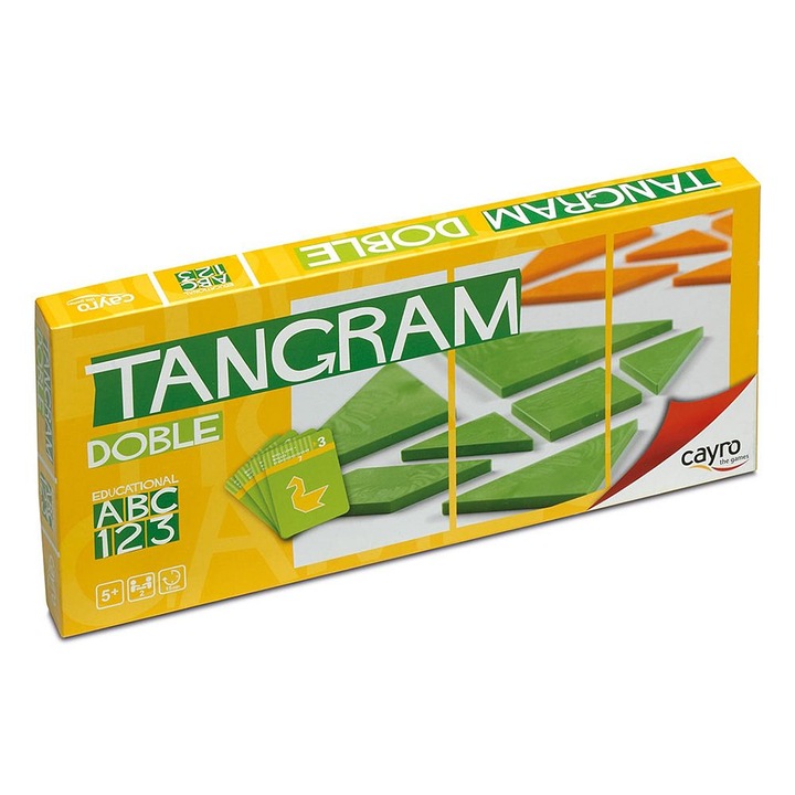 Детска логическа игра Cayro - Танграм, двоен