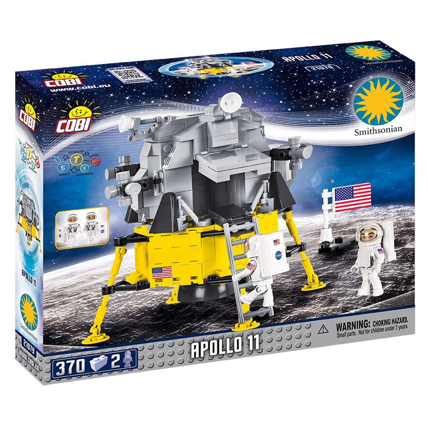 Set de constructie Cobi, Smithsonian, APOLLO 11, 370piese