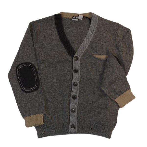 Pulover baiat, IDO, gri, Gri, 98 CM