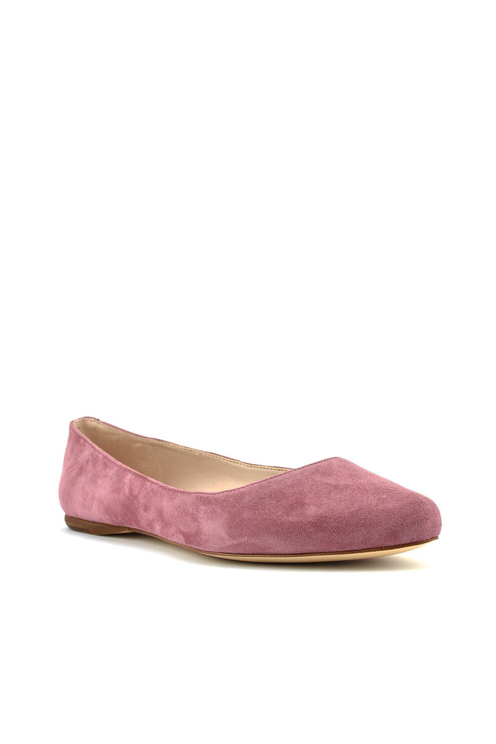 NINE WEST, Balerini de piele intoarsa Speakup, Roz fandango, 5.5 - eMAG.ro