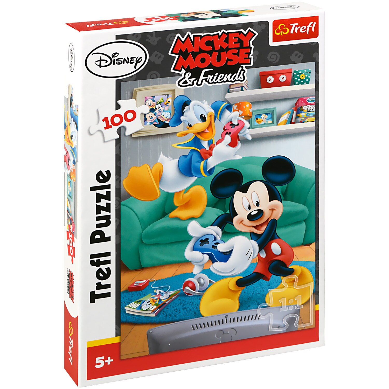 Puzzle Trefl Micky and Donald, 100 piese