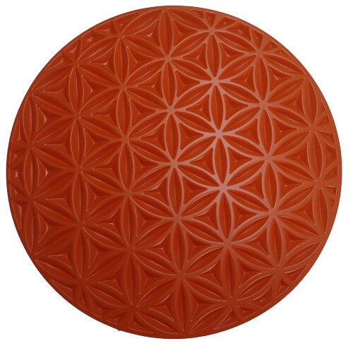 Decoratiune de perete Florea Vietii portocaliu,