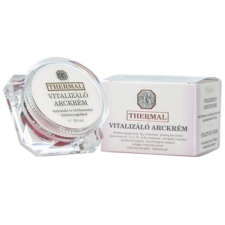 Thermal Vitalizáló Arckrém, gyógyvízzel, 50 ml