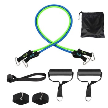 Set 8 piese, LiveUp, 2 extensoare, 2 manere, 2 prinderi glezna,1 prindere usa, 2 niveluri de rezistenta Set 8 piese, LiveUp, 2 extensoare, 2 manere, 2 prinderi glezna,1 prindere usa, 2 niveluri de rezistenta
