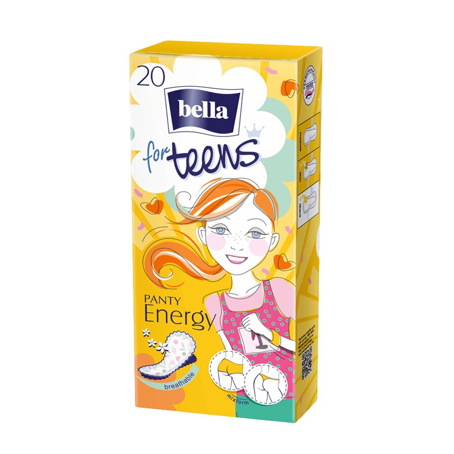 Absorbante zilnice Bella Teens Ultra Energy 20 bucati