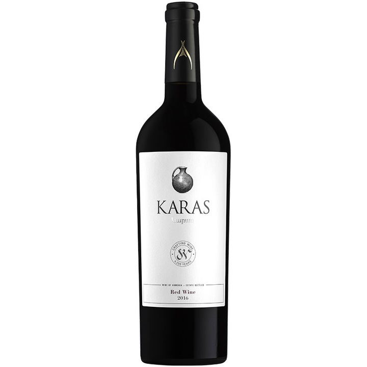 Червено вино Karas Red, Купаж - Сира/Малбек/Пти Вердо, Армения, 750 мл