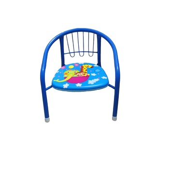 Scaun metalic pentru copii Novokids™ Little chair , Sezut moale cu sunete, Pentru interior si exterior, Dimensiuni 36x36x34 cm , Vopsea lucioasa, Albastru Scaun metalic pentru copii Novokids™ Little chair , Sezut moale cu sunete, Pentru interior si exterior, Dimensiuni 36x36x34 cm , Vopsea lucioasa, Albastru