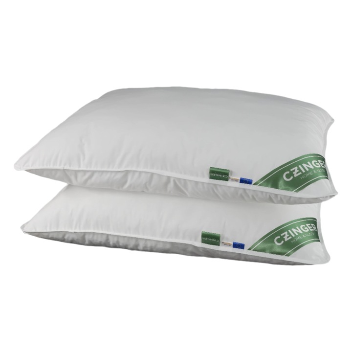 Allergia "STOP" Antiallergén 2 db nagypárna - 100% pamut huzatban szegőszalaggal 68x88 cm, 1000 g