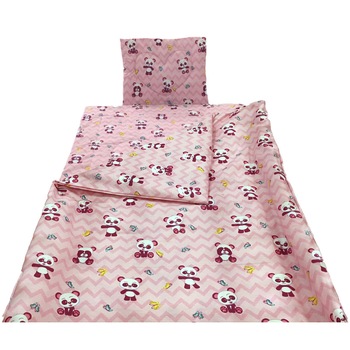 Lenjerie roz trei piese patut nou-nascuti, din ranforce, by Liz Line-Ranforce bebe17 Lenjerie roz trei piese patut nou-nascuti, din ranforce, by Liz Line-Ranforce bebe17