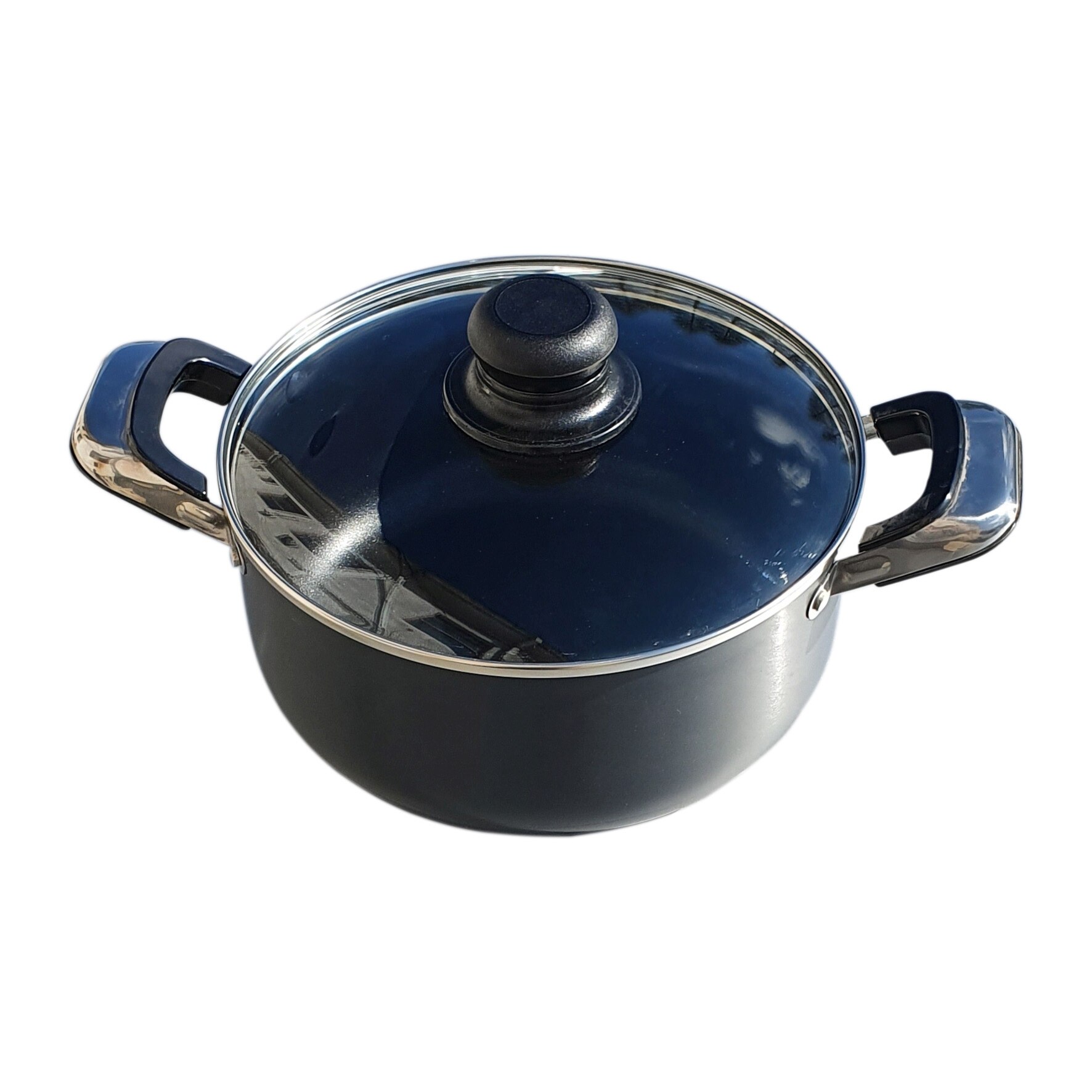 Cratita cu capac sticla, interior antiaderent, 22x9cm, 3.2L