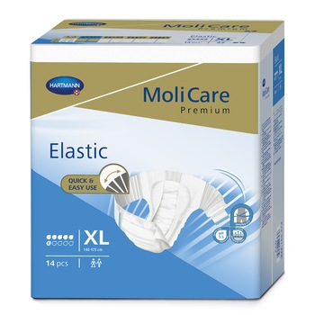 Scutece Hartmann, MoliCare Premium Elastic 6 picaturi XL, 14 bucati Scutece Hartmann, MoliCare Premium Elastic 6 picaturi XL, 14 bucati
