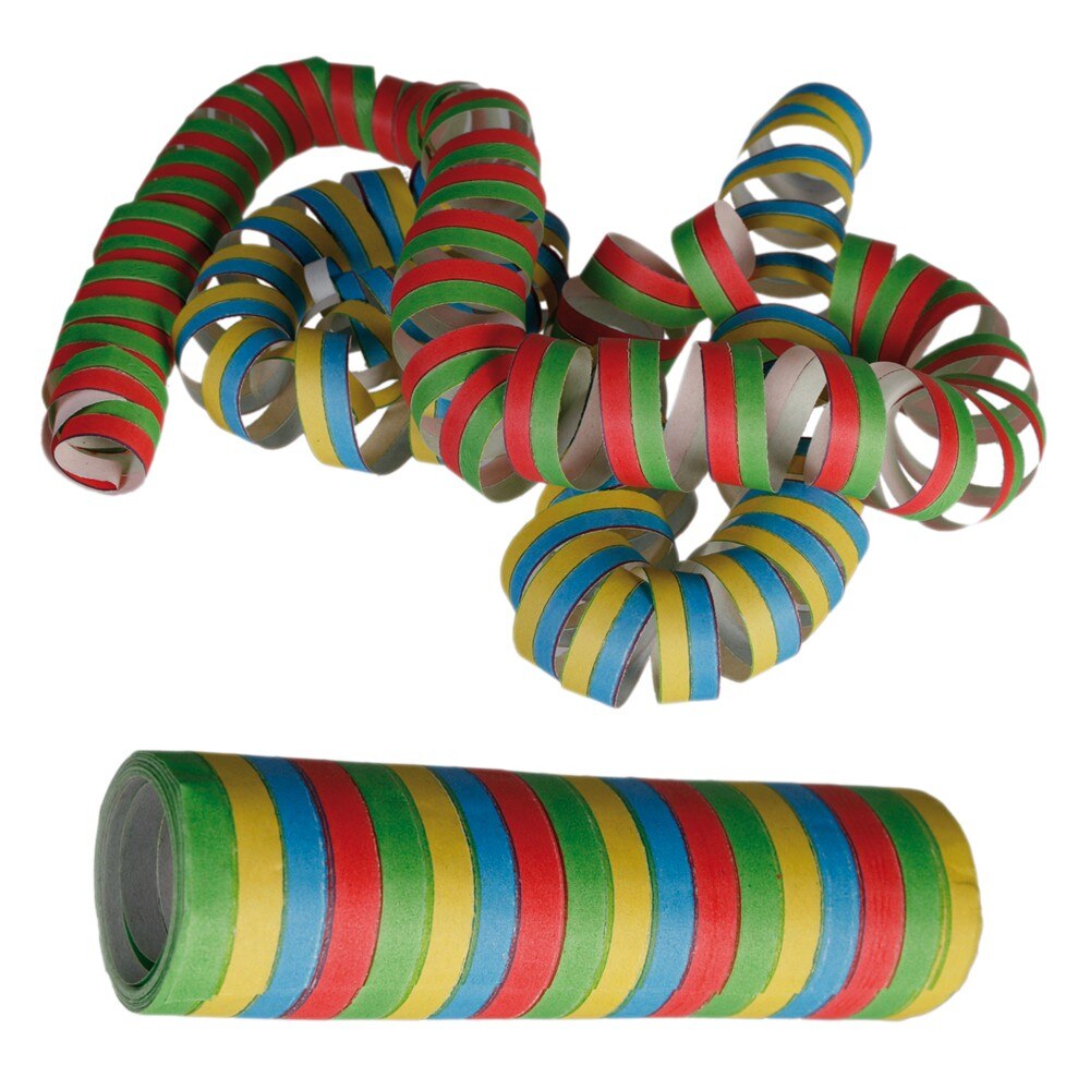 Serpentine multicolore pentru decor petreceri - 4m, Radar OT62/0970, Set 3 buc