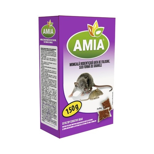 Momeala soareci Amia granule 150 g