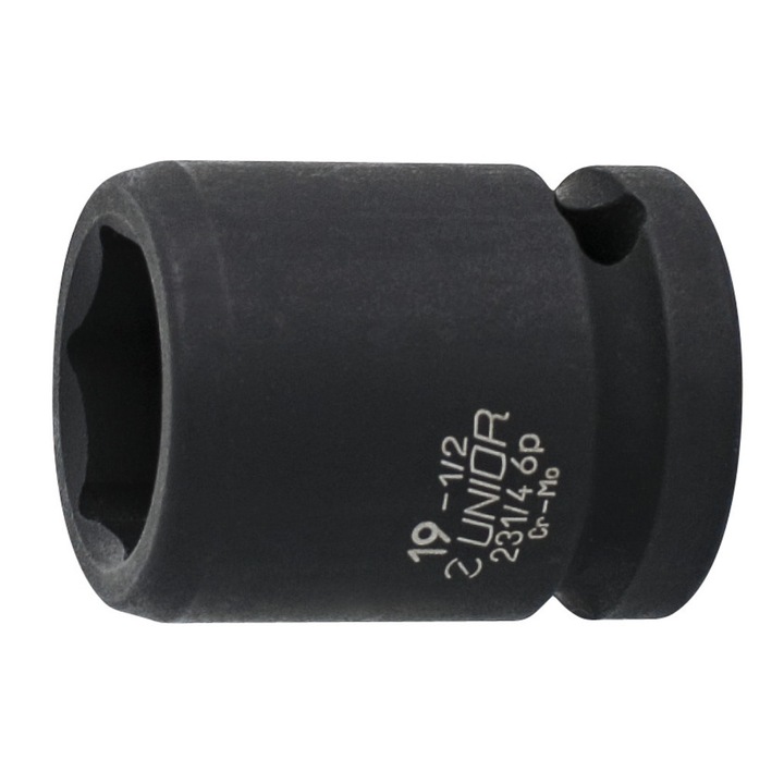 IMPACT 1/2" глава за гаечен ключ с 6 страни и диаметър 15/16" Unior