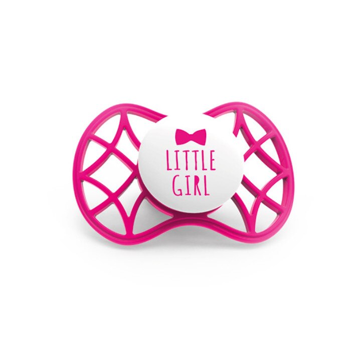 Suzeta simetrica cu capac protector, Nuvita, 6 luni+ Roz