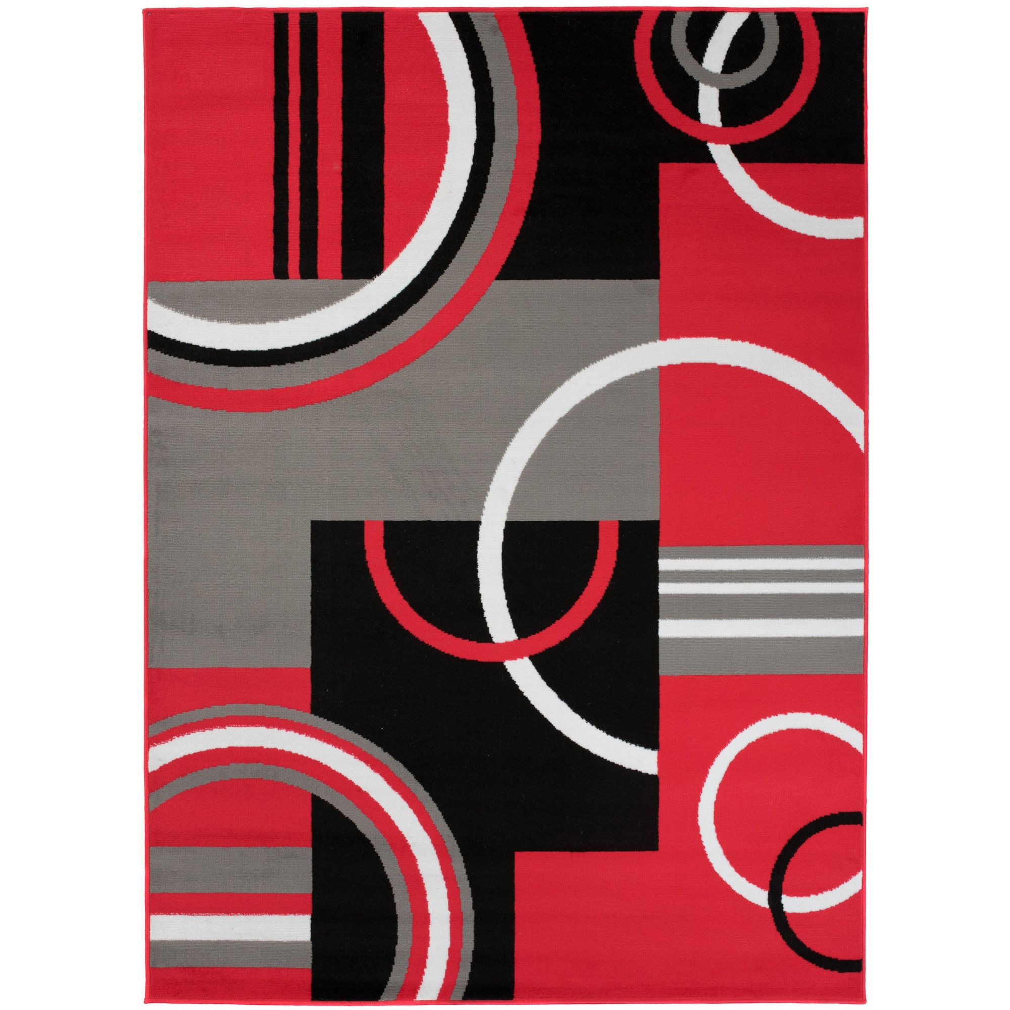 Covor Maya Modern Short Pile Chemex Z897A red 220x300