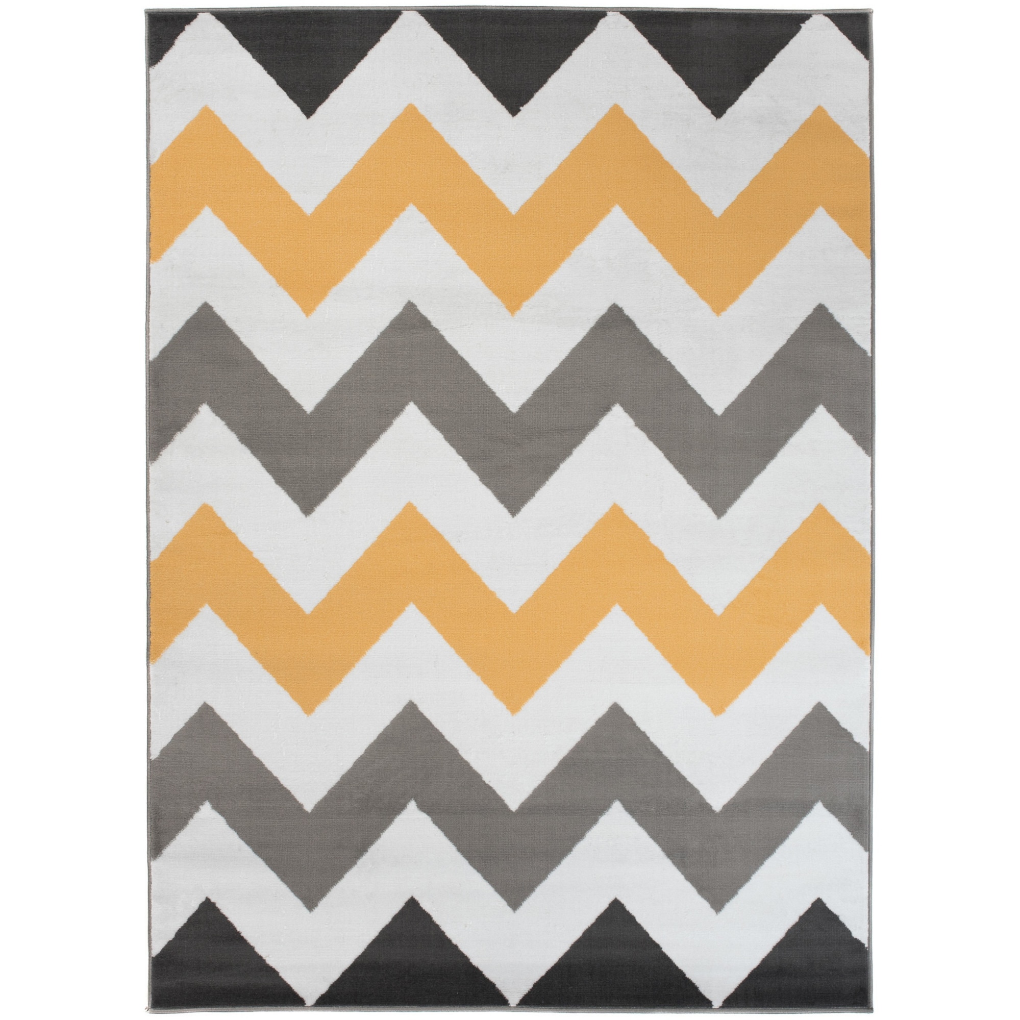 Covor Maya Modern Short Pile Chemex Z903A EYM alb 140x200