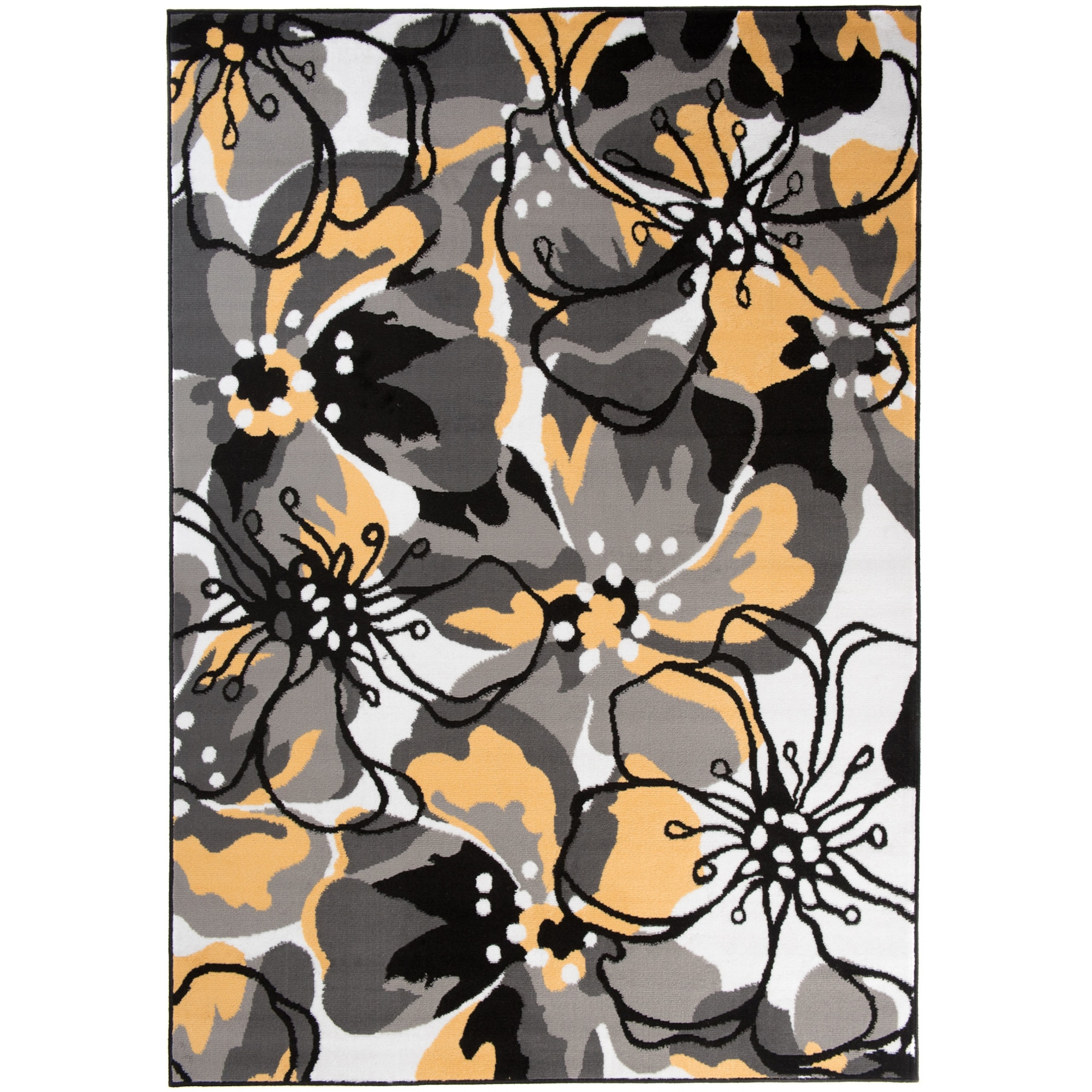 Covor Maya Modern Short Pile Chemex Z907A EYM negru 80x150