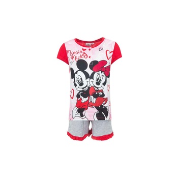 Set pijama, tricou si pantaloni scurti, Minnie, rosie Set pijama, tricou si pantaloni scurti, Minnie, rosie