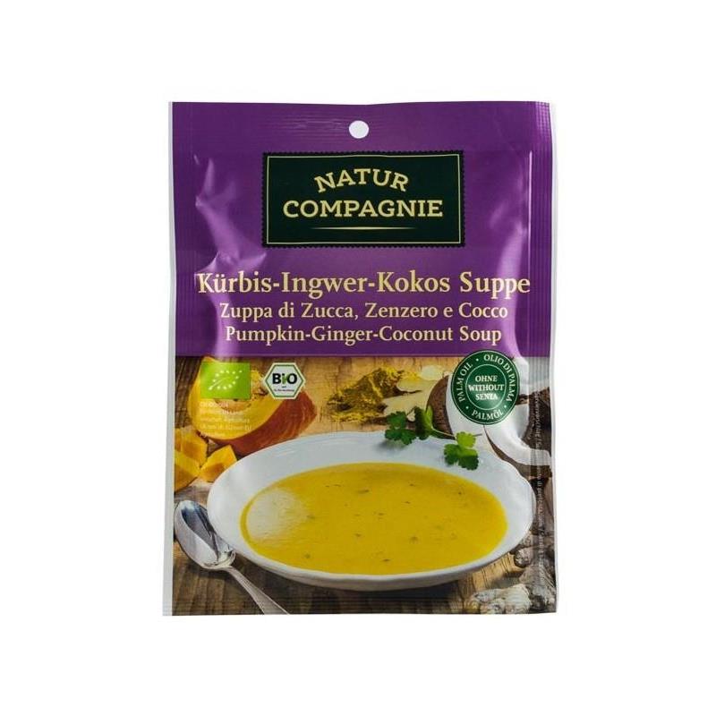 Supa Bio de Dovleac Ghimbir si Cocos Natur Compagnie 40gr