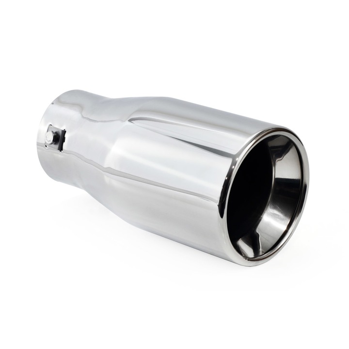 Накрайник за ауспух Amio, MT 018, Единичен, Хромникел, ASAMI