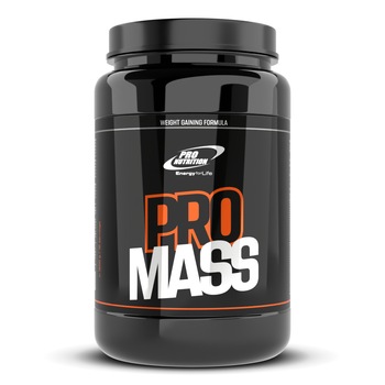 Gainer pentru crestere in greutate si masa musculara, Pro Mass vanilie, 1600g Gainer pentru crestere in greutate si masa musculara, Pro Mass vanilie, 1600g