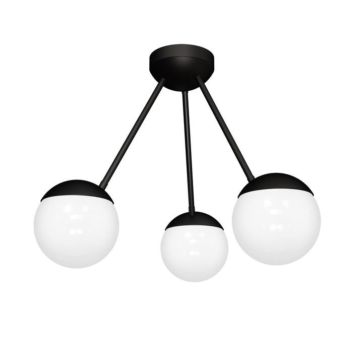 Lustra Plafon SFERA BLACK MLP8860 Milagro